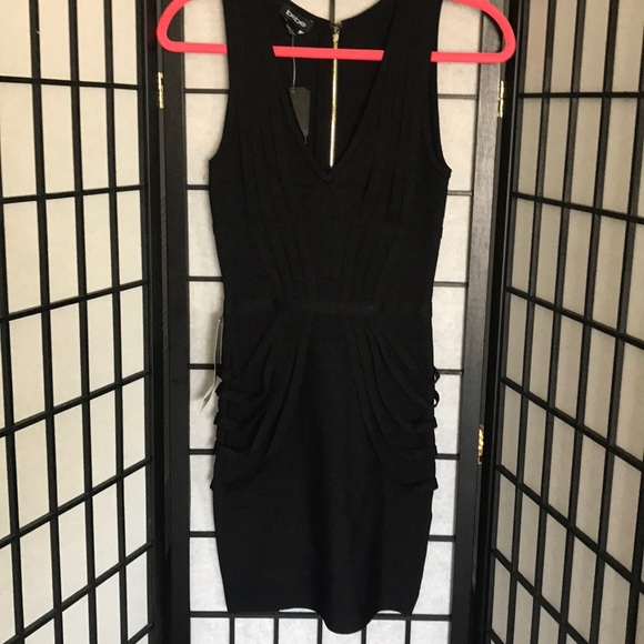 BEBE BANDAGE BLACK DRESS NWT SZ S - Picture 5 of 8